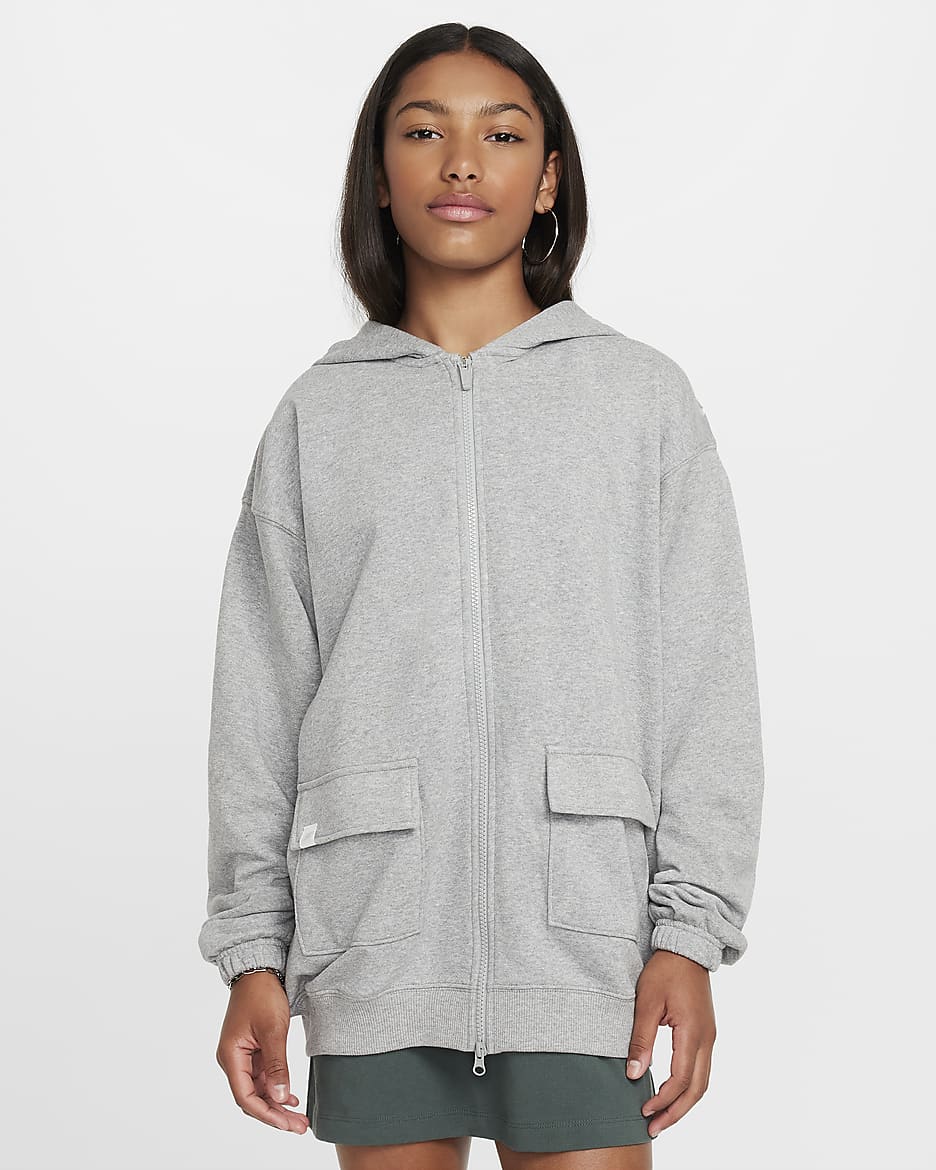 Girls fleece hoody sale